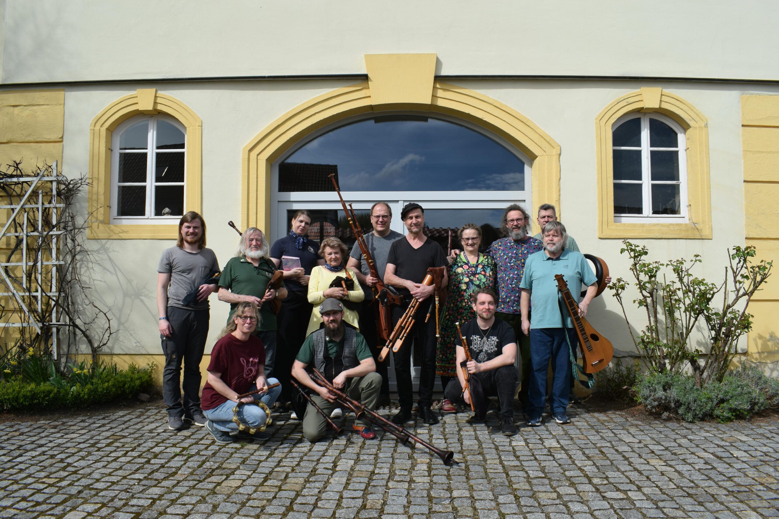 Ute und Alban Faust zu Gast bei den Wechmarer Mühlenpfeiffern