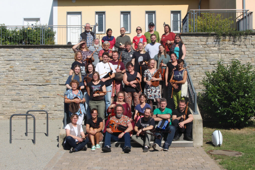 Bei strahlendem Sonnenschein kamen die Kursteilnehmer zusammen