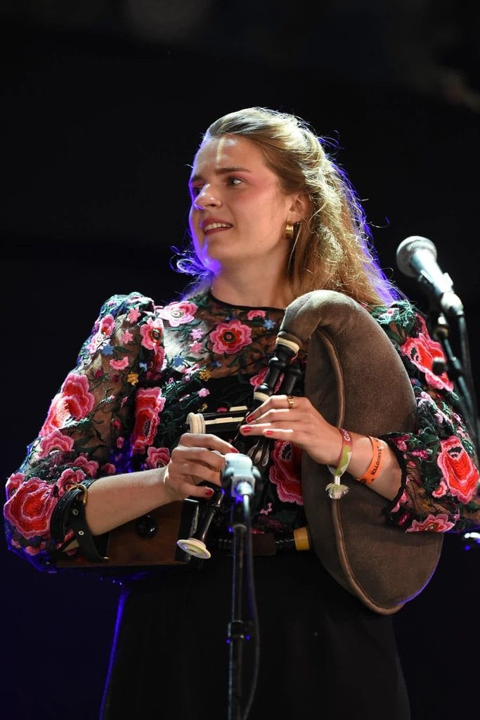 Marieke Van Ransbeeck spielt ihre Musette